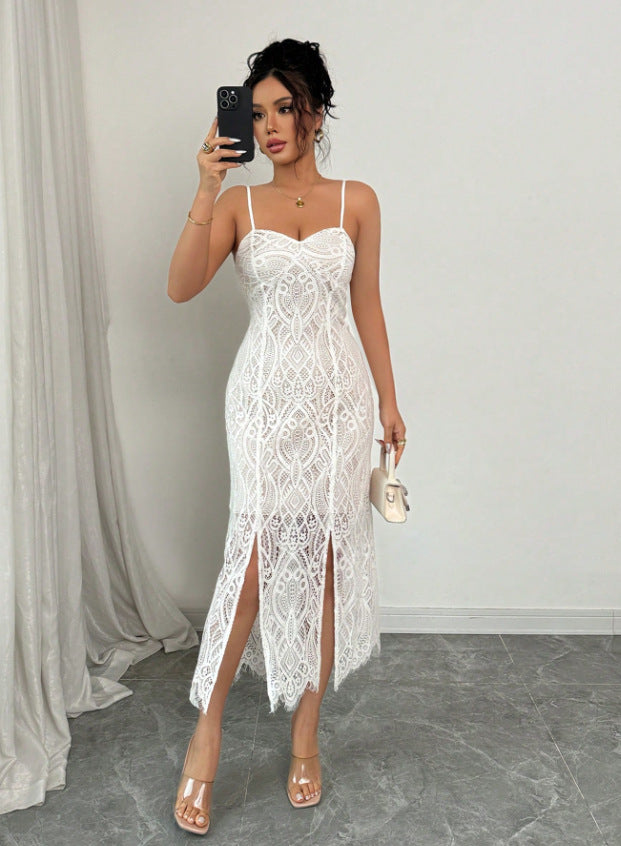 Womens Party Sequin V-Neck Formal Dress